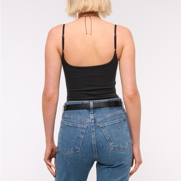 Abercrombie & Fitch Bra-Free 90s Cami Bodysuit size small - Picture 2 of 7